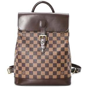 LOUIS VUITTON Authentic Brown Damier Canvas Backpack